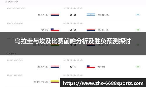 乌拉圭与埃及比赛前瞻分析及胜负预测探讨